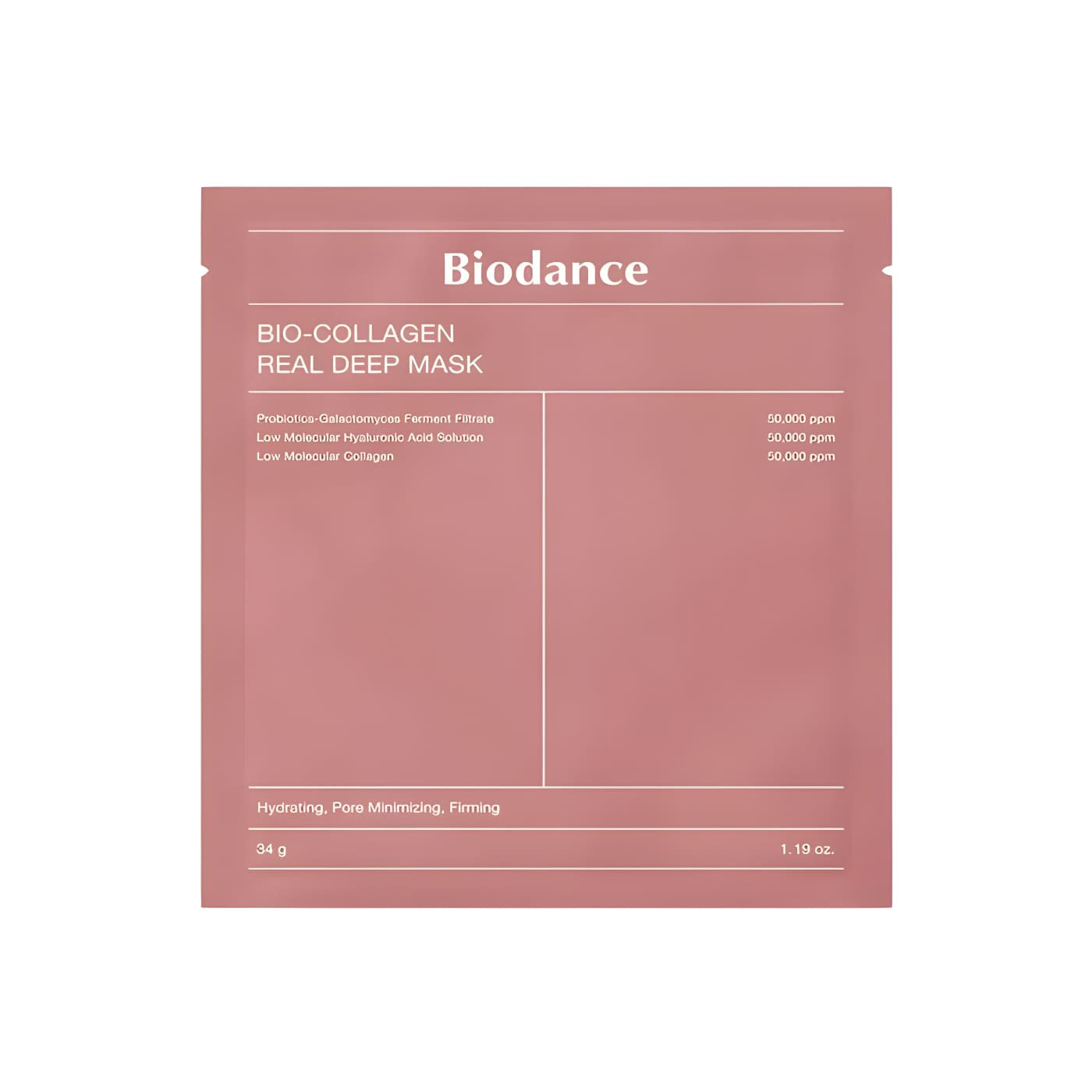 BIODANCE Bio-Collagen Real Deep Mask 4pc(34g)