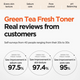 isntree green tea fresh toner 200ml