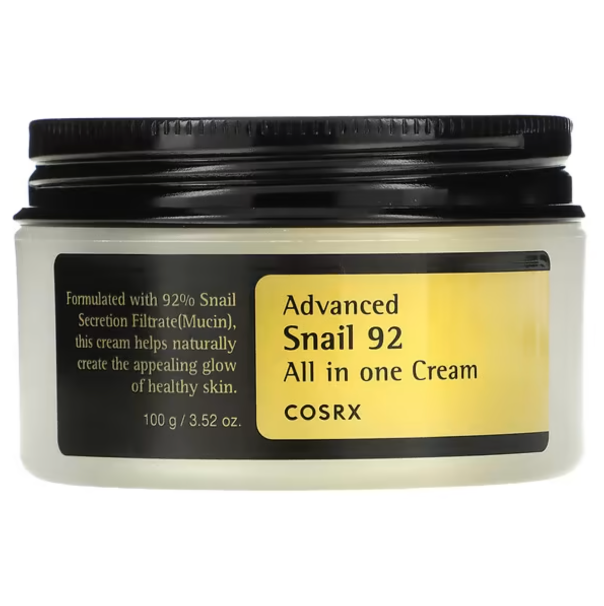 COSRX Advanced Snail 92 All in One Cream, 3.52 oz (100 g)