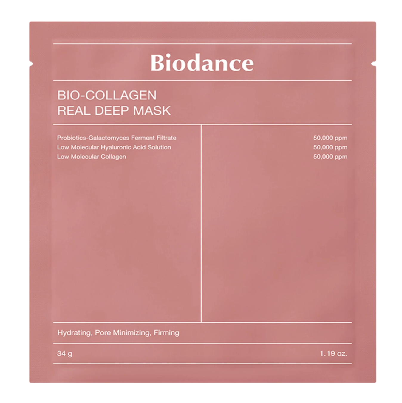 BIODANCE Bio-Collagen Real Deep Mask 4pc(34g)