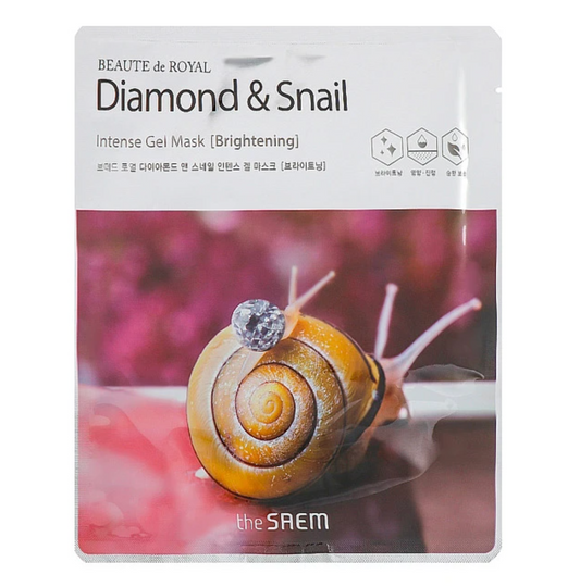 Beaute De Royal Diamond Snail intense Gel Mask 5pcs